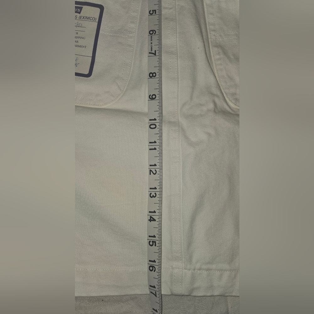 Vintage 1 Production Garment Dockers White Denim Skirt - Picture 6 of 7